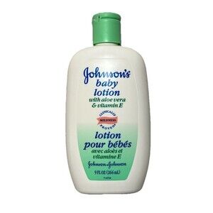 VINTAGE 2001 Sealed Johnson's Aloe & Vitamin E Baby Lotion 15ozRARE Discontinued